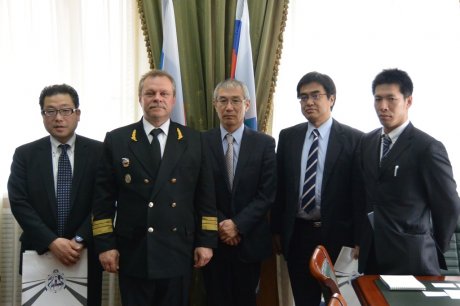 Встреча руководителя ФГБУ «АМП Сахалина, Курил и Камчатки» В. Шутько с японской делегацией